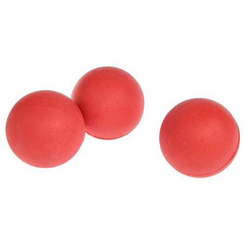PRODUCTO ALCAMPO Juego de 3 bolas de goma de 6 cm.