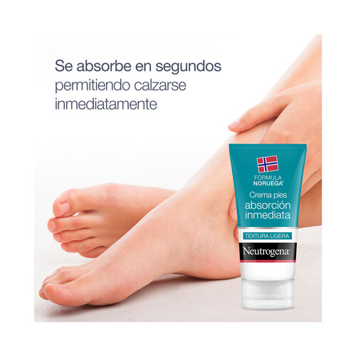 NEUTRÓGENA Crema de pies hidratante de textura ligera y rápida absorción, para pies secos y estropeados NEUTRÓGENA 100 ml.