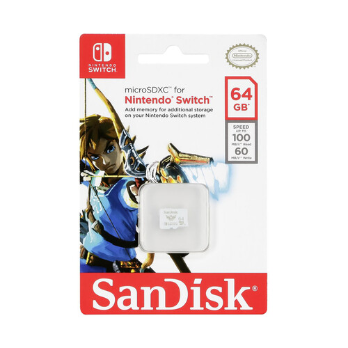 Tarjeta de memoria SANDISK Ultra MicroSDXC 64GB U1 A1, clase 10.