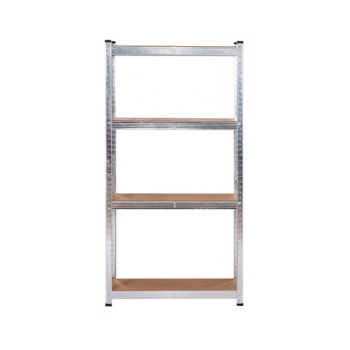Estantería de almacenamiento en acero galvanazido de 4 niveles, 60x30x148cm, CATTER HOUSE.