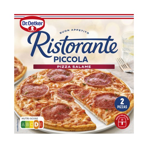 DR. OETKER Ristorante piccola Pizza de salami con base fina 280 g.