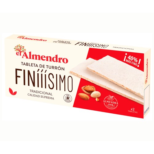 EL ALMENDRO Turrón finísimo duro 160 g.
