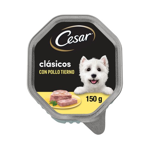 CESAR Comida para perro adulto a base de paté de pollo 150 gr,