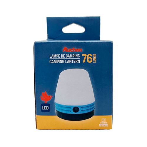 Linterna camping con clip . AUCHAN