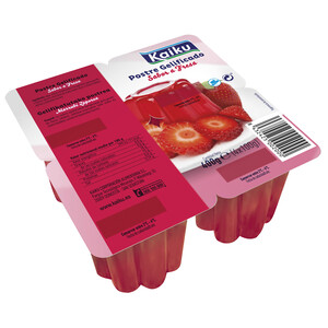 Imagen de KAIKU Postre gelificado con sabor a fresa KAIKU 4 x 100 g.