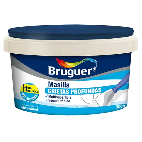 Masilla grietas profundas BRUGUER, 500grs.