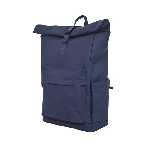 Mochila New Shape Rolltop color azul. YOUNG'S ATTITUDE