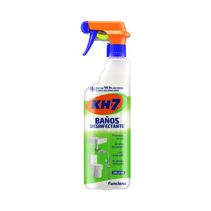 KH-7 Limpiador desinfectante sin aclarado y sin lejia, especial para baños 750 ml.