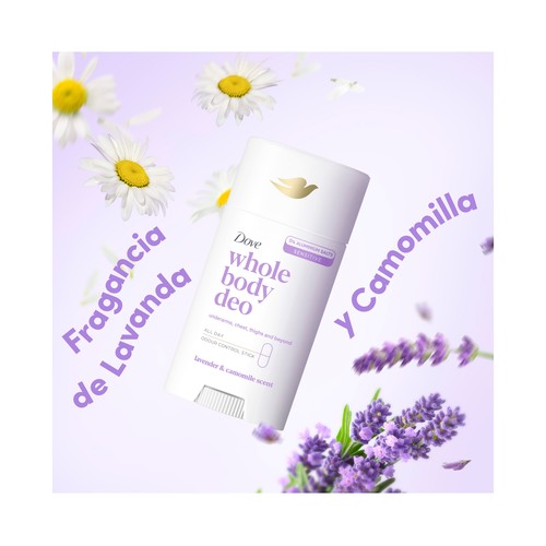 DOVE Desodorante en stick para mujer, para todo el cuerpo 75 ml.