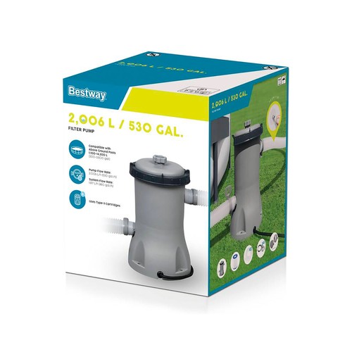 Depuradora de 2.006 L/H para piscina, BESTWAY 58383