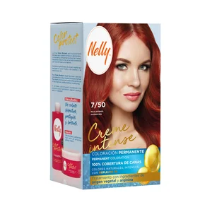 NELLY Creme intense Tinte tono 7/50 rojo intenso.
