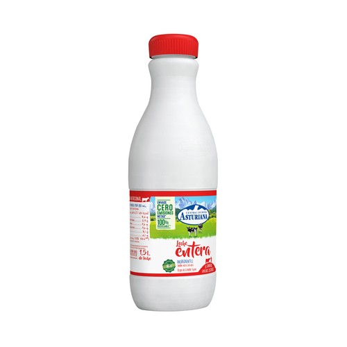CENTRAL LECHERA ASTURIANA Leche entera de vaca de origen español 1.5 l.