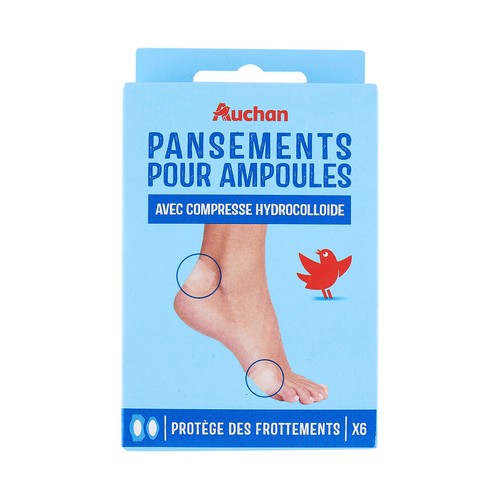 PRODUCTO ALCAMPO Apósitos para ampollas de dos tamaños diferentes 6 uds.