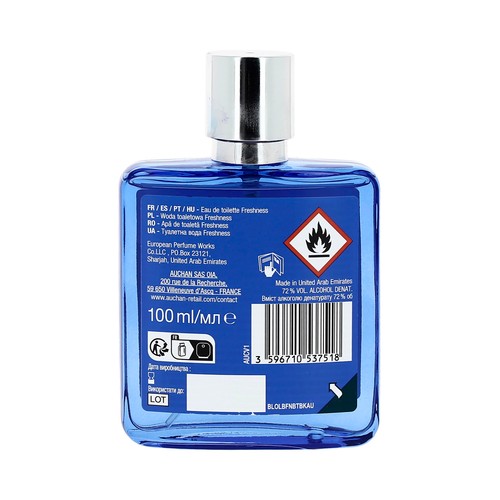 COSMIA Eau de toilette (agua de colonia) para hombre con vaporizador en spray 100 ml.