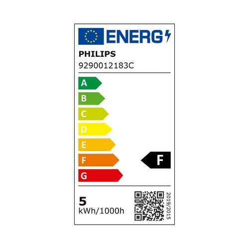 Bobilla Led GU10, 4.6W=50W, luz fría 6500K, 390lm, PHILIPS.