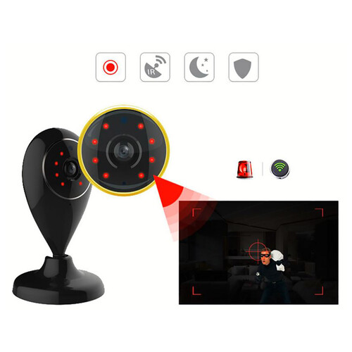 Cámara de video vigilancia interior WiFi, EUROBIC.