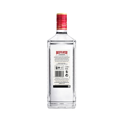 BEEFEATER Ginebra inglesa tipo London dry gin 1,5 l.
