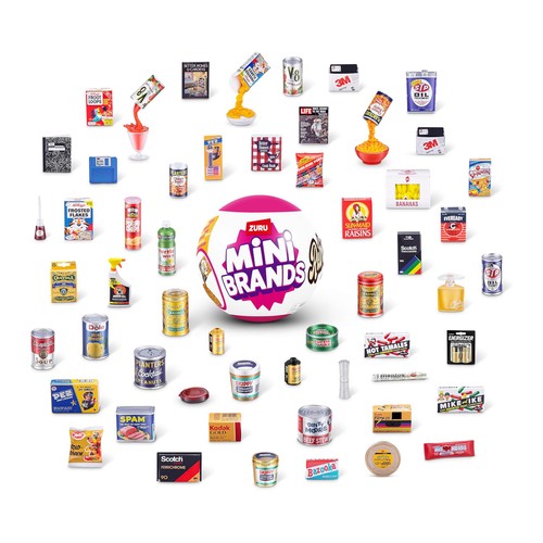 Retro Grocery, 24 unidades, MINI BRANDS  