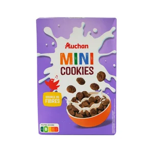 PRODUCTO ALCAMPO Cereales mini cookies chocolate 375 g