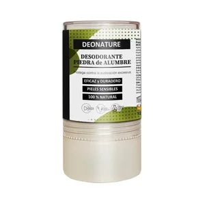 SANON Desodorante roll-on piedra de Alumbre, para pieles sensibles 120 g.