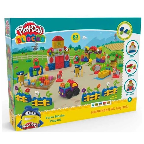 Set plastilina PLAY-DOH: Blocks Granja