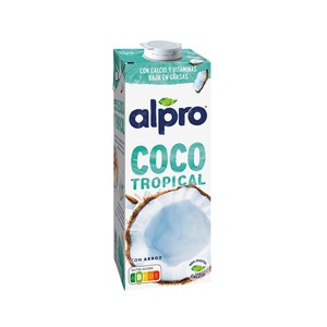 ALPRO Bebida de coco con arroz 100% vegetal y sin azúcares añadidos  1 l.