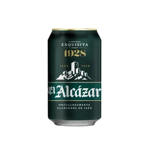 EL ALCÁZAR Cerveza rubia 33 cl