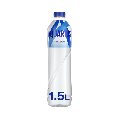 AQUARIUS Zero Bebida isotónica sin azúcar con sabor a limón botella de 1,5 l.