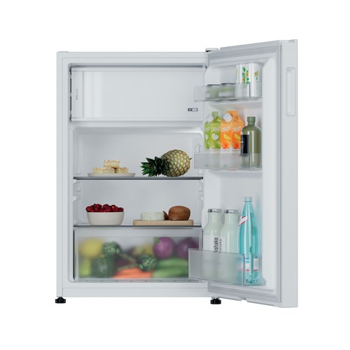Frigorífico table Top CANDY CNOQ2S58EW blanco, Eficiencia energética: E, H: 85cm,A: 54,5cm,F: 56,2cm, capacidad total: 114L