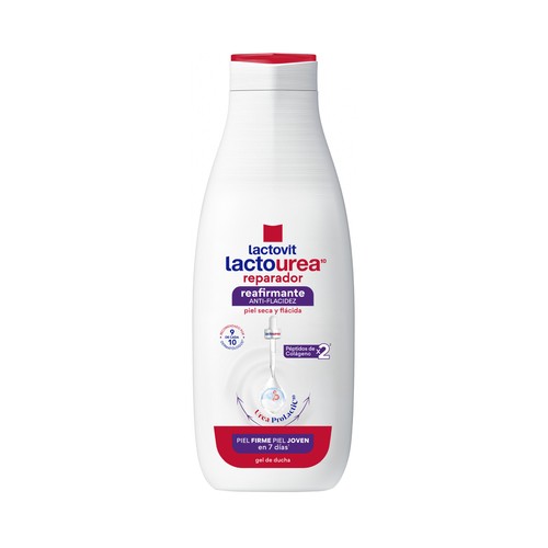 LACTOVIT Lactourea Gel de baño reparador y reafirmante para pieles secas y flácidas 550 ml.