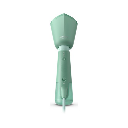 Plancha de vapor vertical PHILIPS STH5010/70, potencia 1200W, color verde.