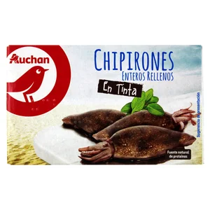 PRODUCTO ALCAMPO Chipirones rellenos en su tinta 72 g.