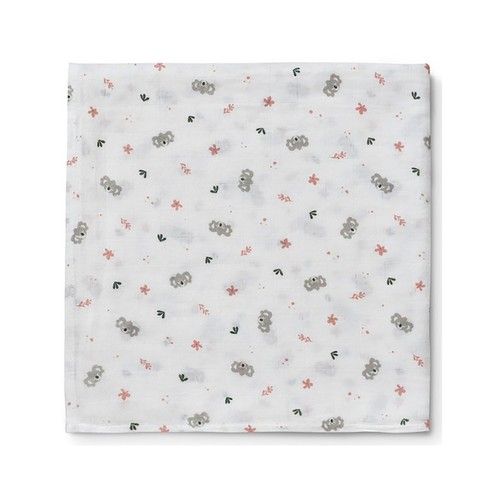 Pañan de tela, diseño koala, color blanco, INTERBABY.