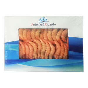 Imagen de ANTONIO Y RICARDO Gamba mediana 64/96, cocida y ultracongelada ANTONIO Y RICARDO 800 g (P.N.)