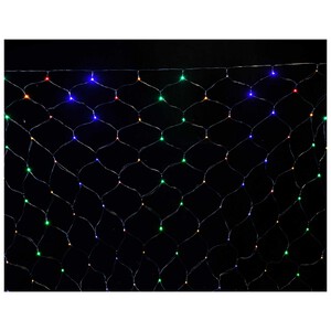 Imagen de Cortina eléctrica 120 LED conector 8 funciones multicolor, ACTUEL.