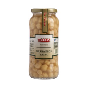Imagen de MARZO Garbanzo cocido extra frasco de 400 g.