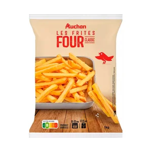 AUCHAN Patatas fritas clásicas Horno 1 kg Producto Alcampo.