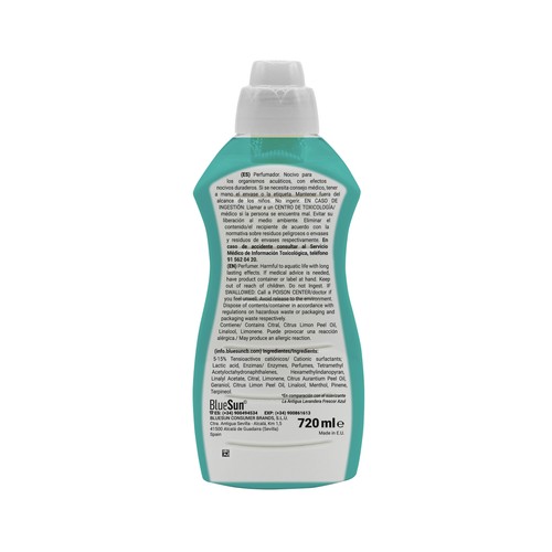 LA ANTIGUA LAVANDERA Perfumador olor colonia 36 CC 720ml.