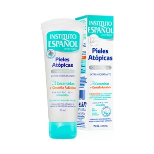 INSTITUTO ESPAÑOL Crema facial extra hidratante para pieles atópicas 75 ml.