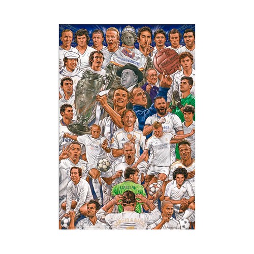 Poster leyendas del Madrid por morales de los ríos. ERIK.