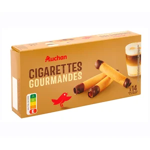 PRODUCTO ALCAMPO Cigarrillos con chocolate 125 g.