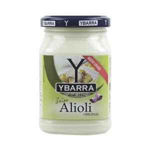 Imagen de YBARRA Salsa alioli,sin conservantes ni colorantes 225 ml.
