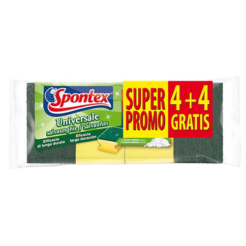 SPONTEX Estropajo universal salvauñas 8 uds.