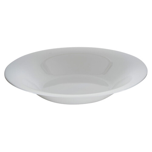 Alcampo Plato hondo QUID ALICE de 21 5cm vidrio color blanco