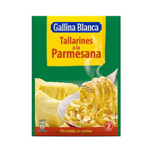 GALLINA BLANCA Tallarines a la parmesana sobre de 143 g.