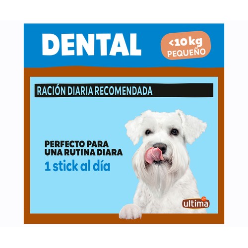 ULTIMA Snack perro mini dental 7 stick 90 gr.