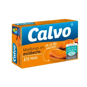 CALVO Mejillones en escabeche, 69 g