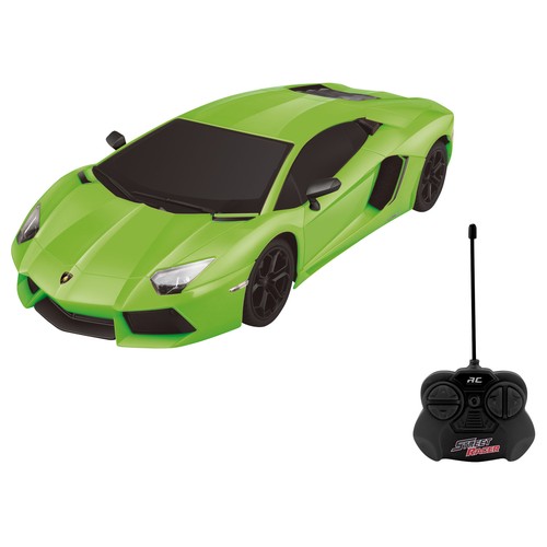 Coche deportivo radiocontrol Black edition con cristales tintados, escala 1:18, RADIOCONTROL.