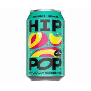 HIP POP Refresco durazno tropical 33 cl.