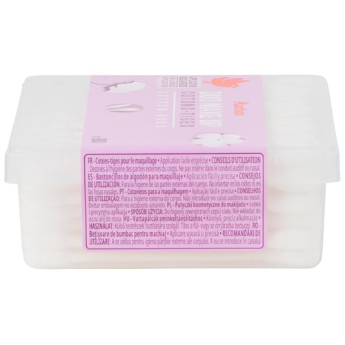PRODUCTO ALCAMPO Bastoncillos de algodón especiales para maquillaje 80 uds.